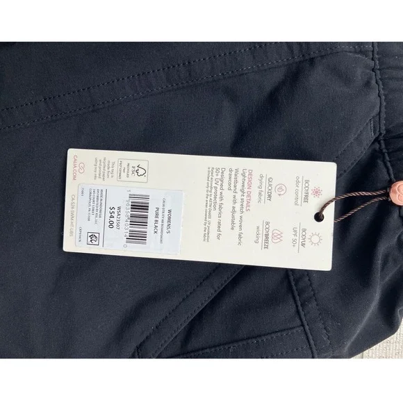 CALIA Women's Black High Rise‎ Swim Shorts 25 Inseam Bodyfree Bodybreeze - Picture 5 of 9